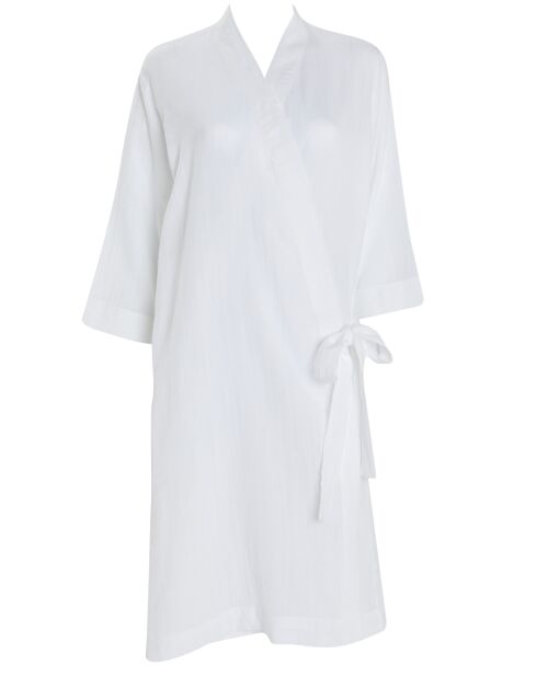 Kimono 100% Gaze de Coton Dili blanc