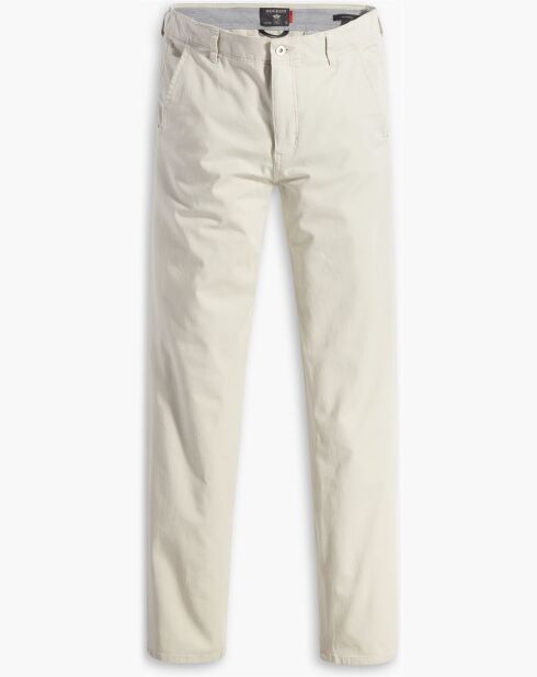 Pantalon Slim Smart 360 Flex Alpha beige clair