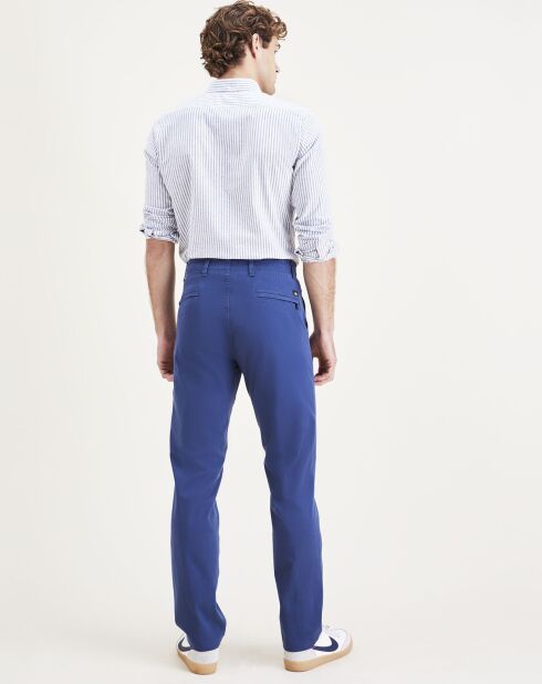 Pantalon Slim Smart 360 Flex Alpha bleu moyen