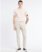 Pantalon cargo beige clair