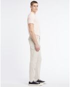 Pantalon cargo beige clair