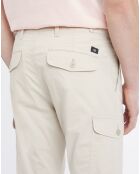 Pantalon cargo beige clair