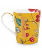 Mug en Porcelaine Alphabet Blushing Birds L jaune - 350ml