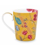 Mug en Porcelaine Alphabet Blushing Birds X jaune - 350ml