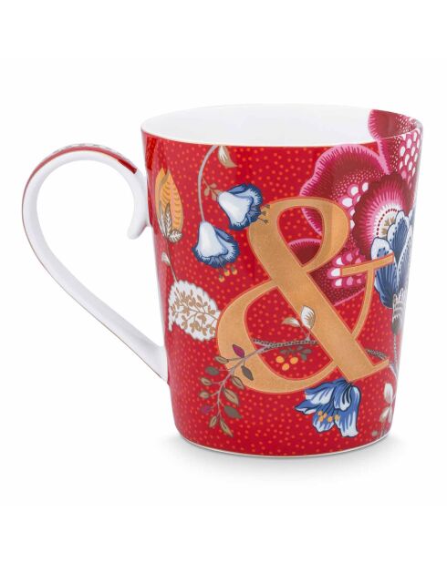 Mug en Porcelaine Alphabet Blushing Birds & rouge - 350ml