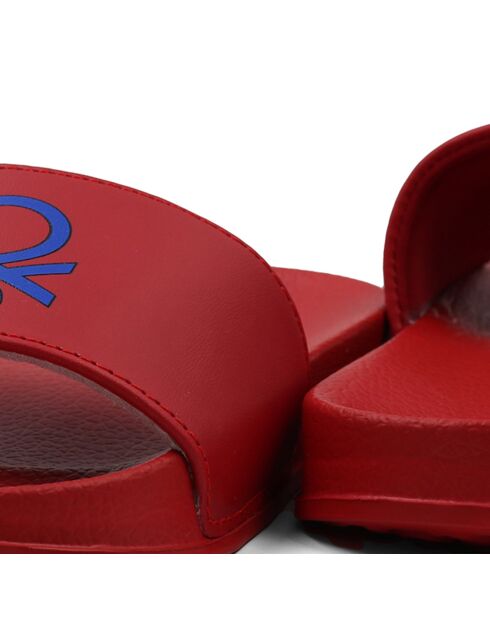 Mules Charles rouges