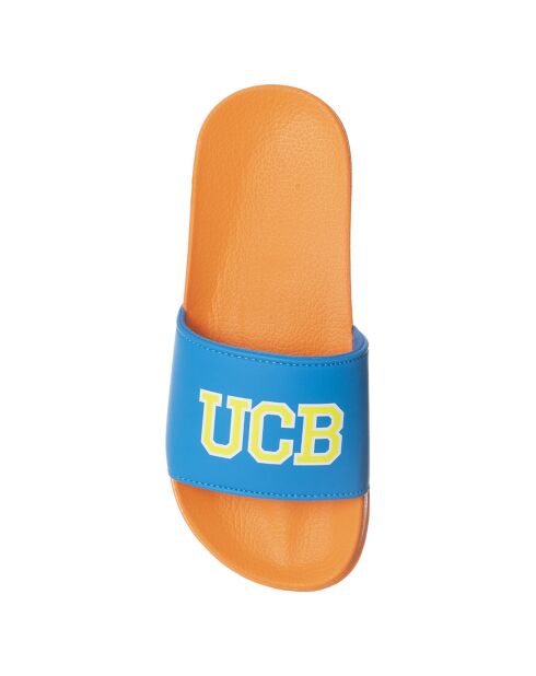 Mules Félix orange/turquoise