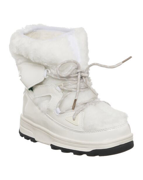 Boots fourrées Alizée blanches