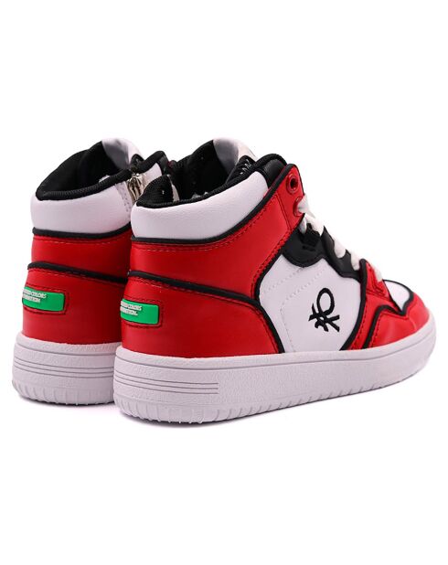 Weiße/rote Octave Sneakers