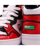 Sneakers Octave blanc/rouge