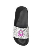 Mules Louise noir/blanc