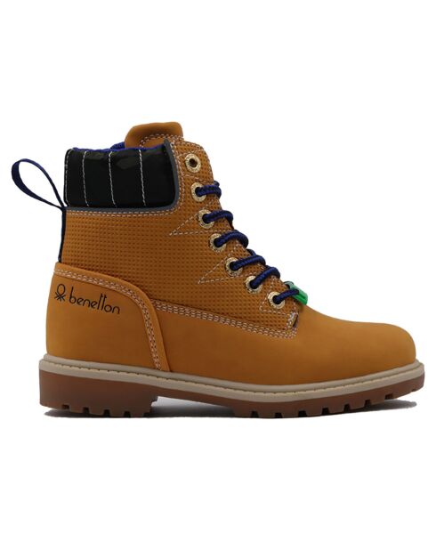 Boots en Cuir Dino marron