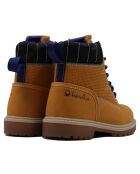 Boots en Cuir Dino marron