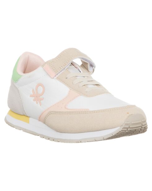 Sneakers Simon blanc/beige