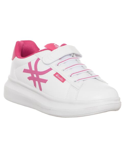 Sneakers Alex blans/rose