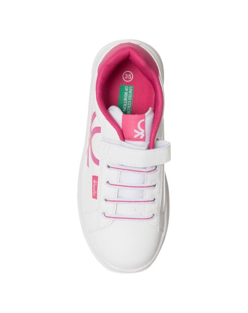 Sneakers Alex blans/rose