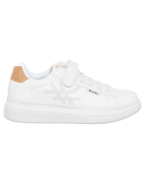 Sneakers Aurel blanc/doré