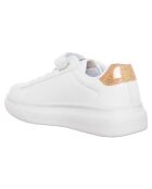 Wit/gouden Aurel sneakers