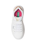 Wit/gouden Aurel sneakers