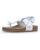 Witte leren sandalen van Mily
