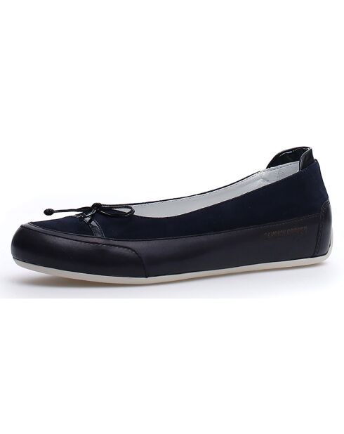 Alma zwart/marineblauwe ballerina's