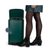 Poubelle à pédale verte - 20L