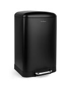Poubelle à pédale noire - 20L