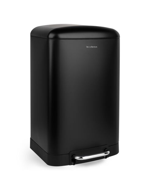 Poubelle à pédale noire - 20L