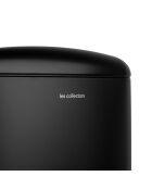 Poubelle à pédale noire - 20L