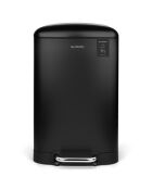 Poubelle à pédale noire - 20L