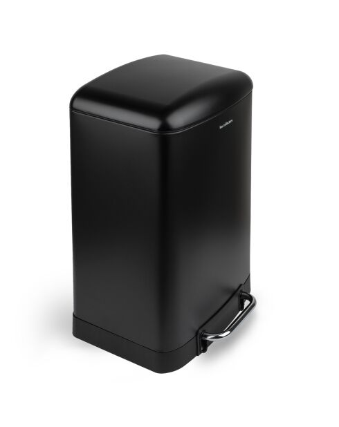 Poubelle à pédale noire - 20L