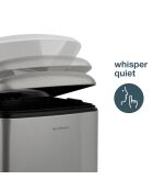 Poubelle à pédale grise - 20L