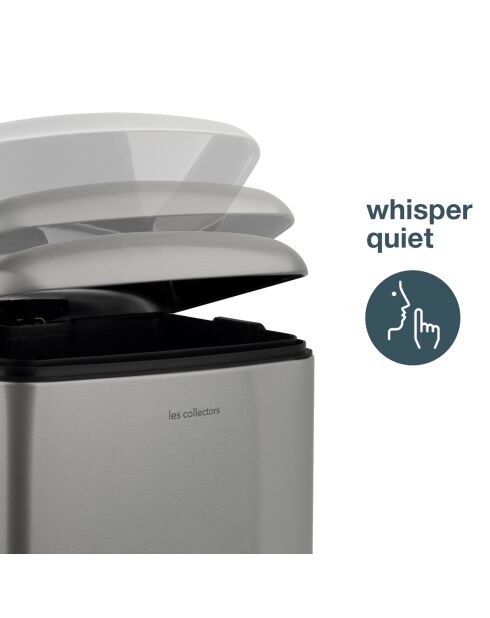 Poubelle à pédale grise - 20L