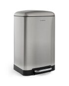 Poubelle à pédale grise - 20L