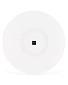6 Tasses à thé + soucoupes en Porcelaine Bistrot blanches - 150ml