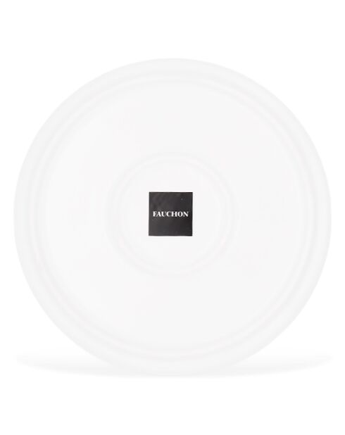 6 Bols en Porcelaine Bistrot blancs -  D.19x5 cm