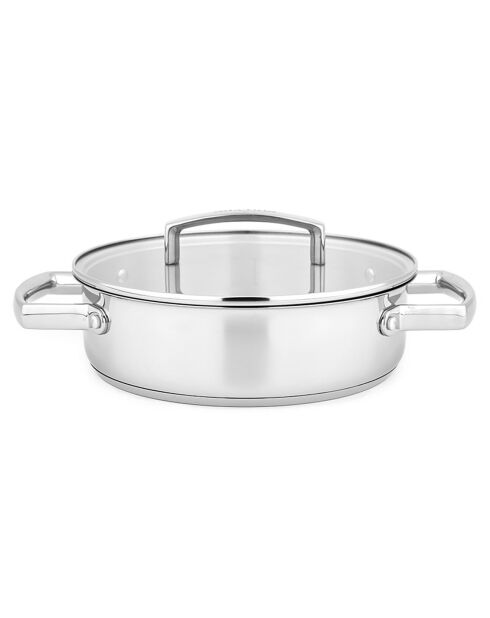 Sautoir Signature induction argenté - 3L