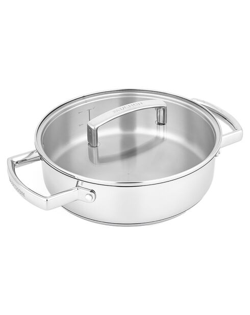 Sautoir Signature induction argenté - 3L