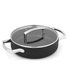 Sautoir Signature induction noir - 4L