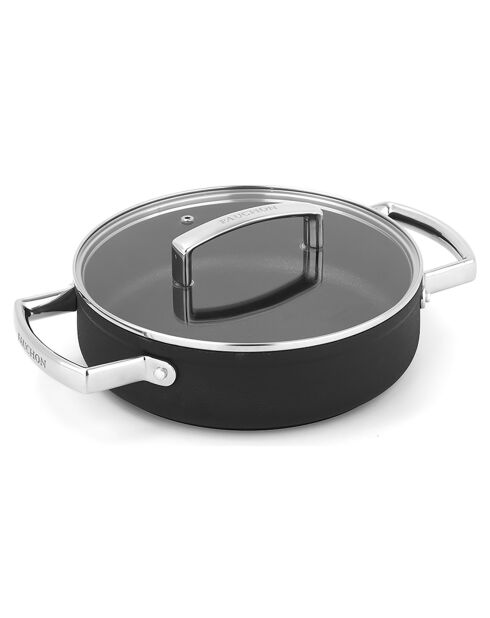 Sautoir Signature induction noir - 4L