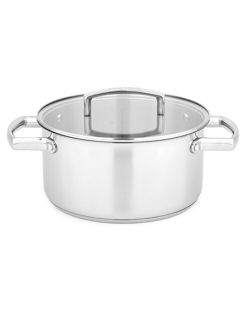 Faitout Signature induction argenté - 5L