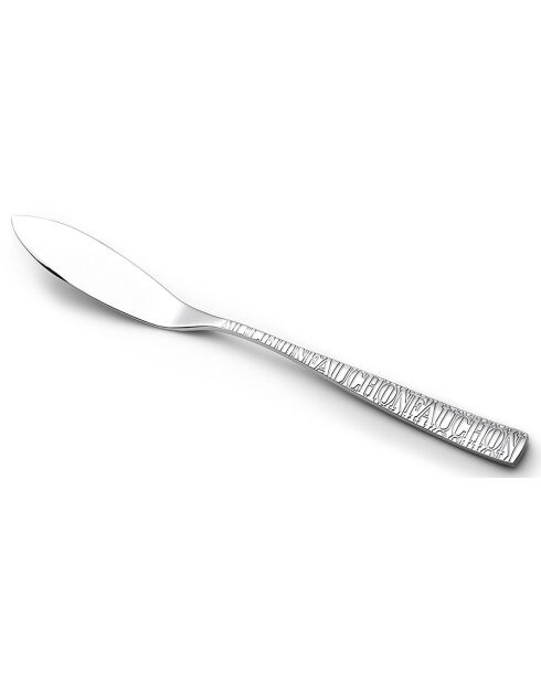 Service poisson Signature argenté - 12 pièces