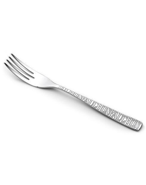 Service poisson Signature argenté - 12 pièces