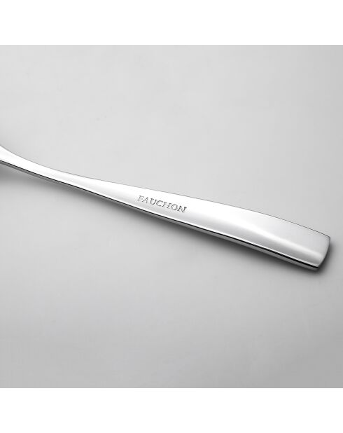 12 Signature Dessertgabeln aus Silber — 18,6 cm