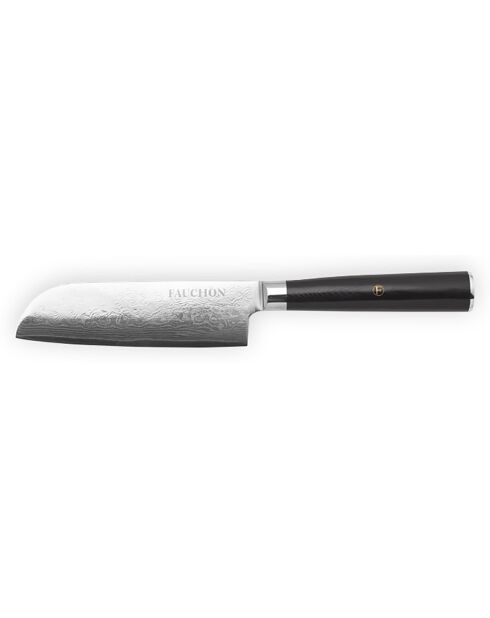 Couteau santoku Damas noir -  25.5 cm