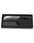 Couteau santoku Damas noir -  25.5 cm