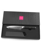 Couteau chef Damas noir -  27 cm