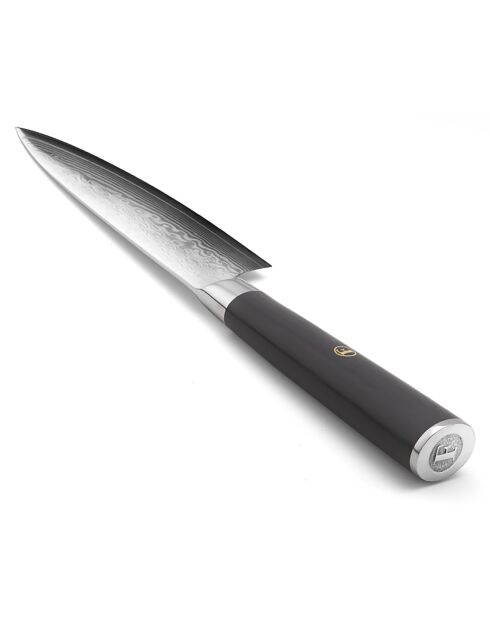 Couteau chef Damas noir -  27 cm