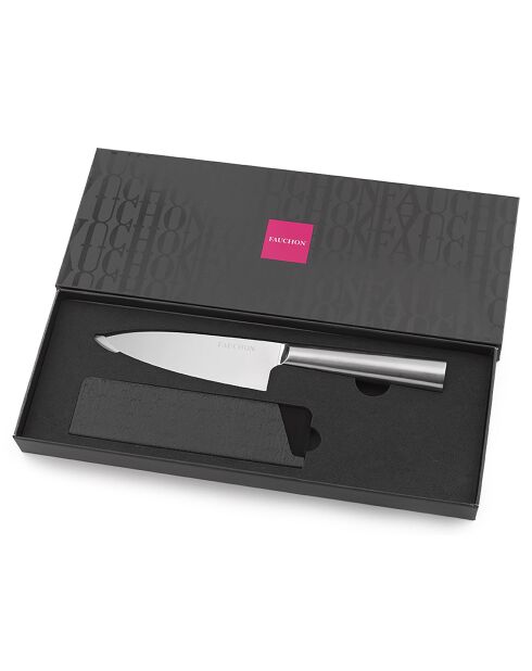 Couteau chef Miroir gris -  27 cm