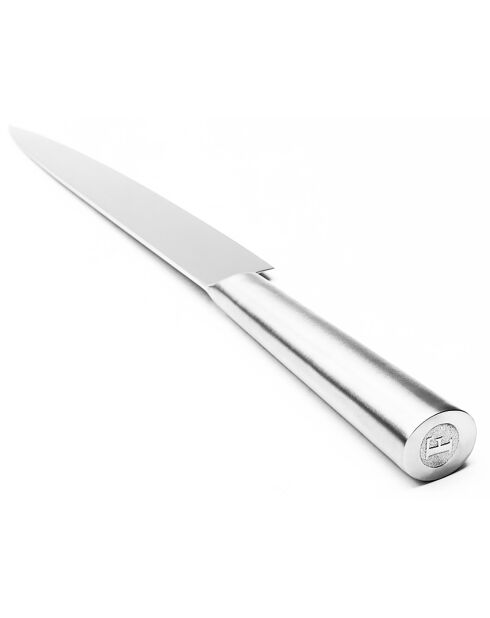 Couteau trancher Miroir gris -  32.5 cm
